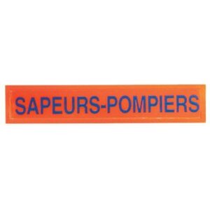 Barrette orange Sapeurs Pompiers