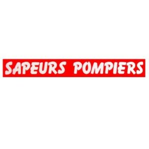 Autocollant intérieur Sapeurs Pompiers