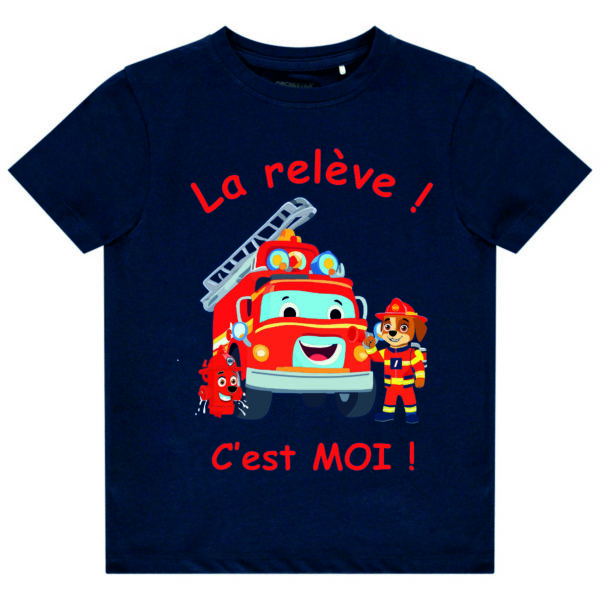 Tee-shirt marine La rélève