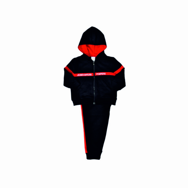 Jogging enfant jeunes sapeurs pompiers