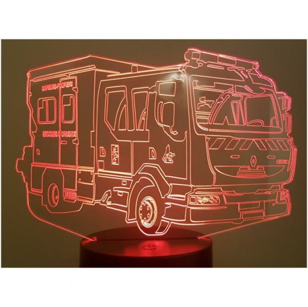 Lampe LED camion de pompiers